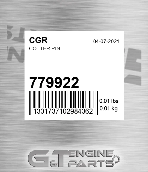 779922 Cotter Pin