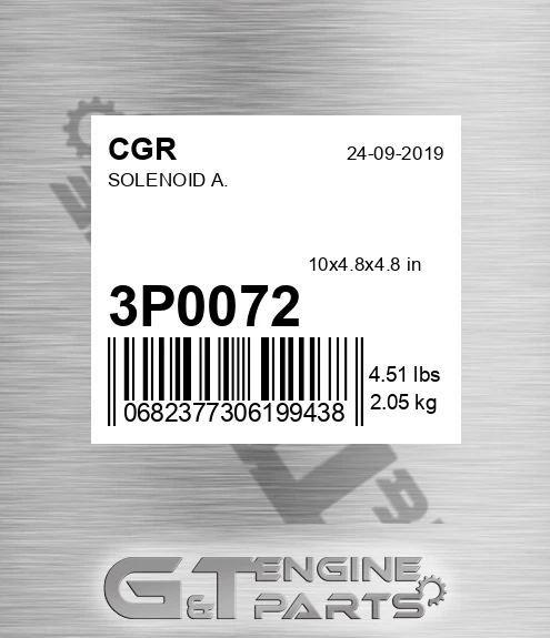 3P0072 CGR Solenoid A.