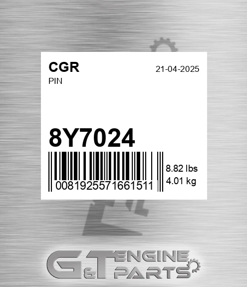 8Y7024 CGR Pin