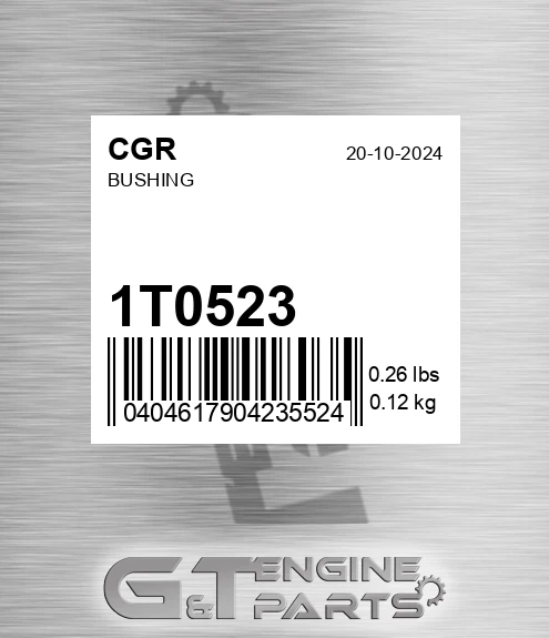 1T0523 Bushing for CGR