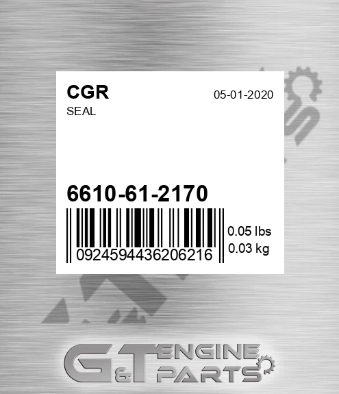 6610-61-2170 Seal for CGR