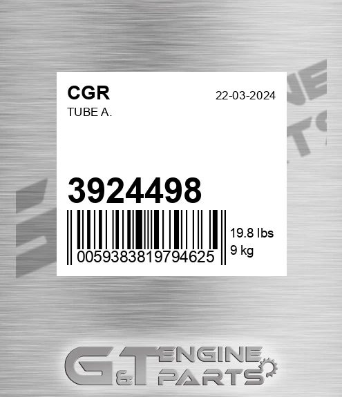 3924498 Tube A.