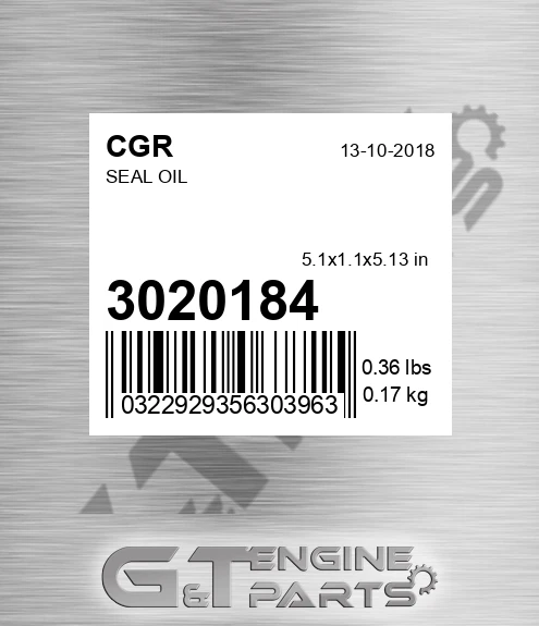 3020184 Seal Oil