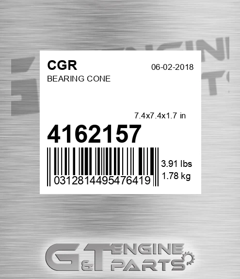 4162157 CGR Bearing Cone