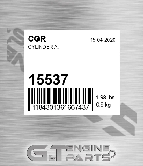 15537 Cylinder A.