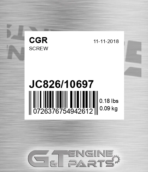 JC826/10697 Screw