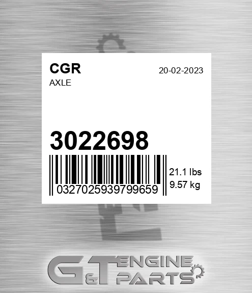 3022698 Axle