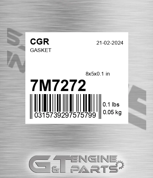 7M7272 CGR Gasket