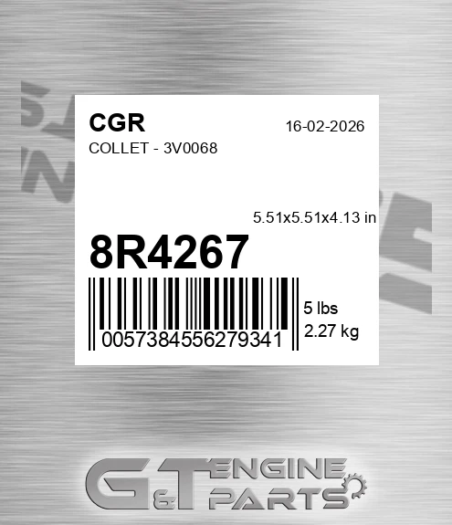 8R4267 CGR Collet - 3v0068