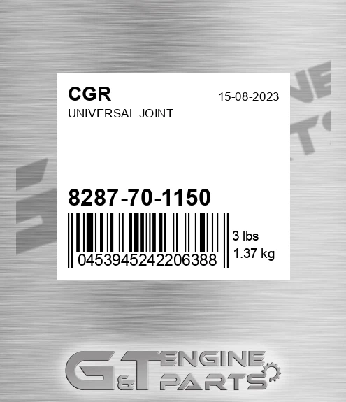 8287-70-1150 CGR Universal Joint