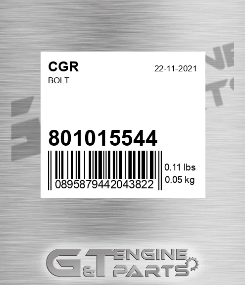 801015544 CGR Bolt