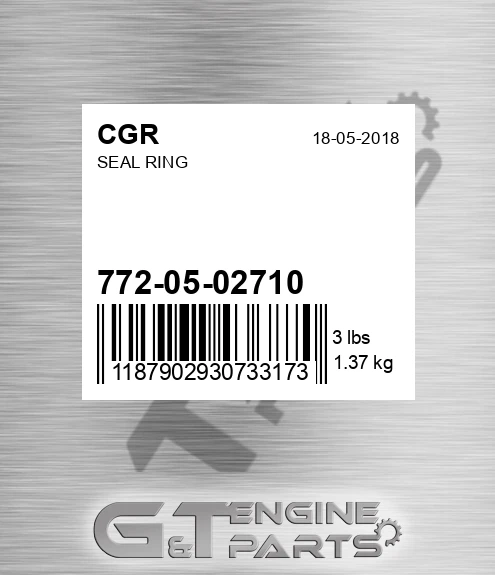 772-05-02710 CGR Seal Ring