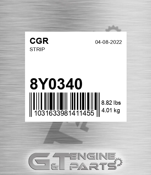 8Y0340 Strip