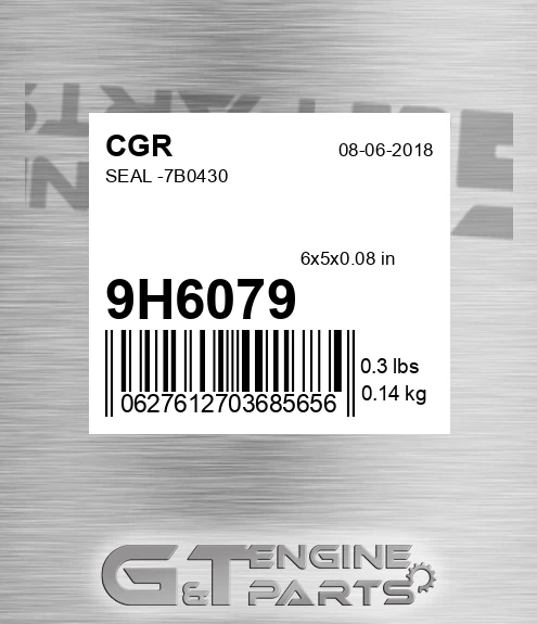 9H6079 CGR Seal -7b0430