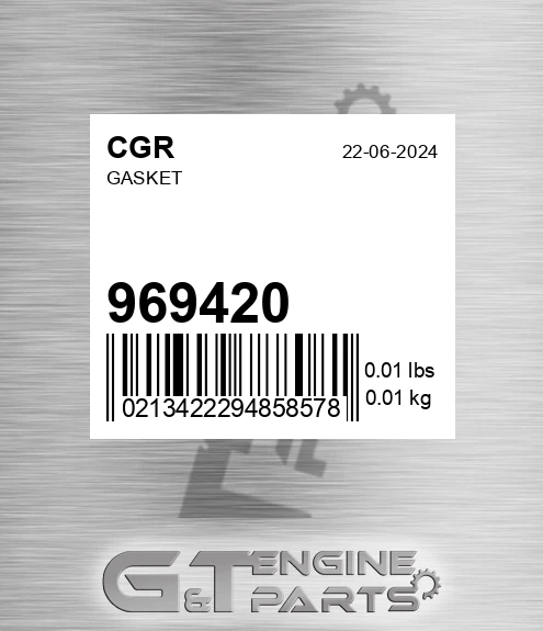 969420 Gasket