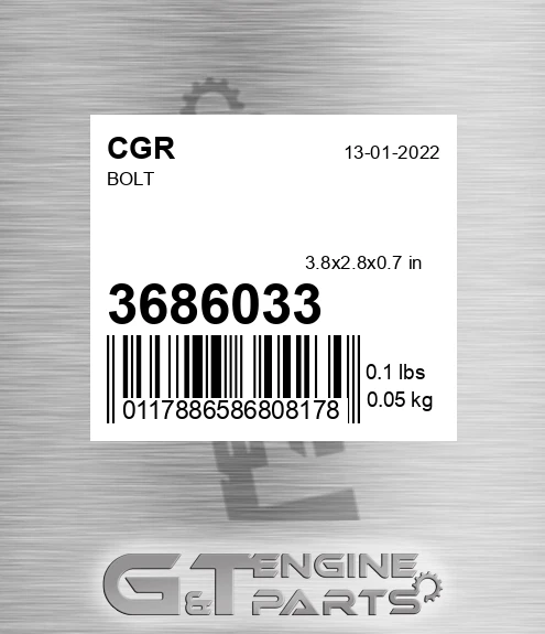 3686033 Bolt