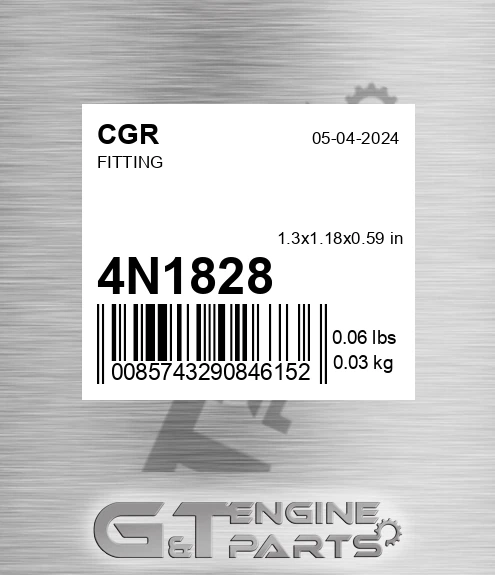 4N1828 Fitting for CGR