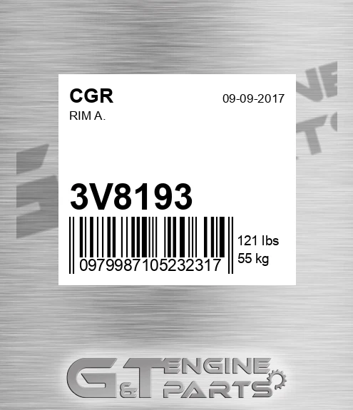 3V8193 Rim A.