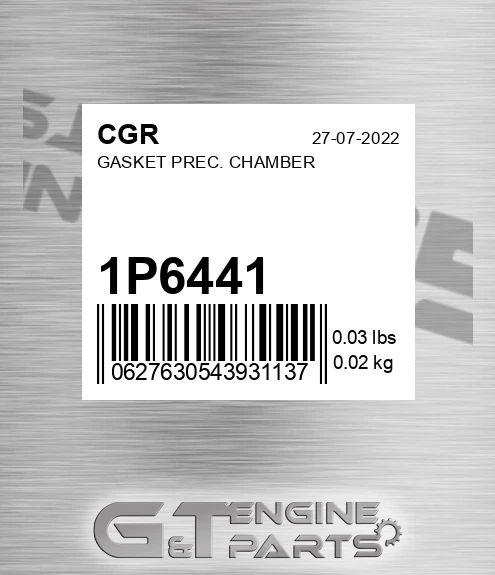 1P6441 Gasket Prec. Chamber