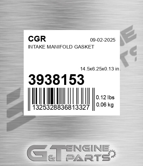 3938153 Intake Manifold Gasket