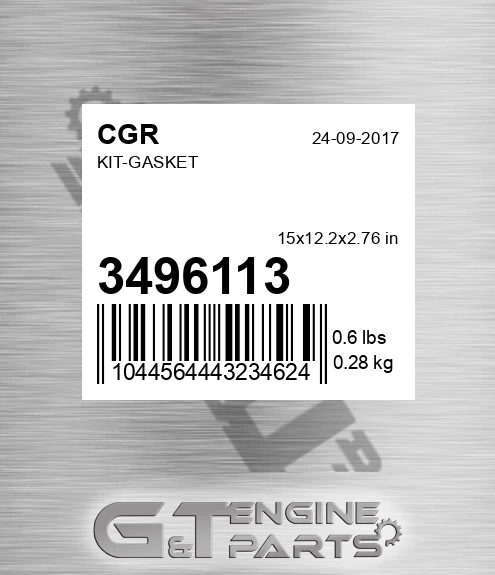 3496113 Kit-gasket