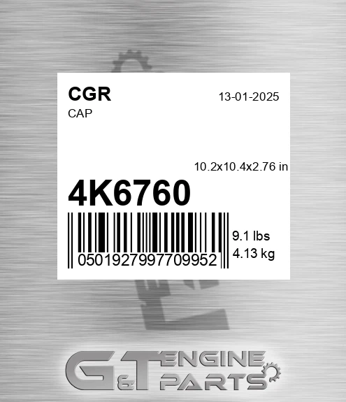 4K6760 Cap