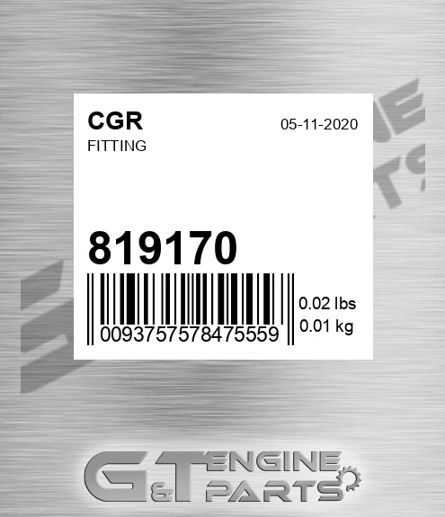 819170 CGR Fitting