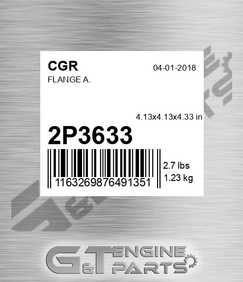 2P3633 Flange A.