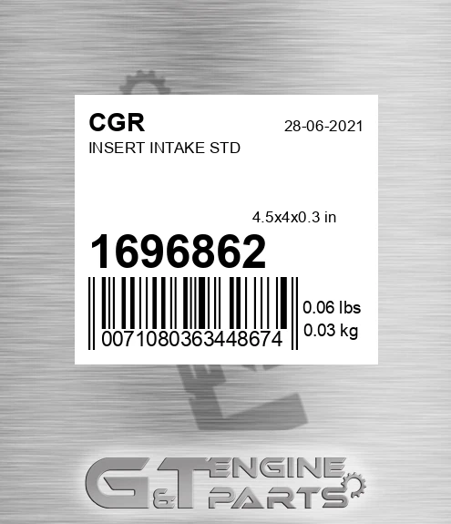 1696862 CGR Insert Intake Std