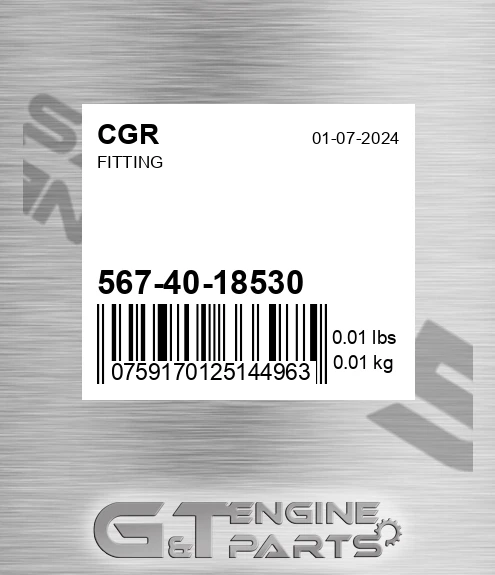 567-40-18530 Fitting
