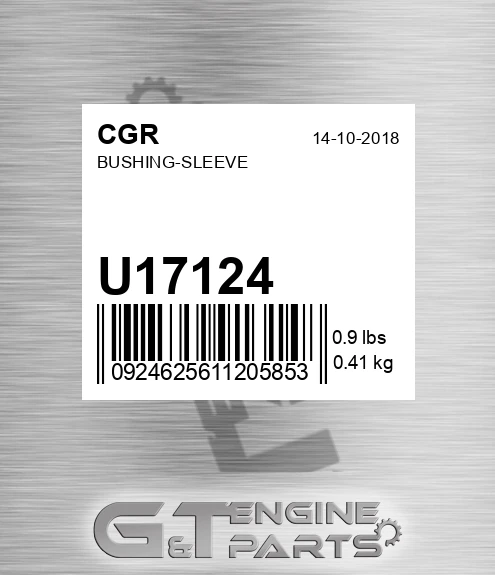 U17124 CGR Bushing-sleeve