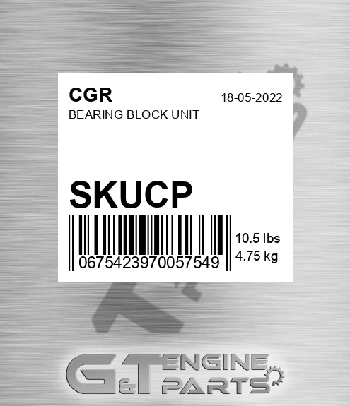 SKUCP Bearing Block Unit