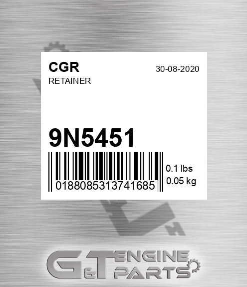 9N5451 CGR Retainer