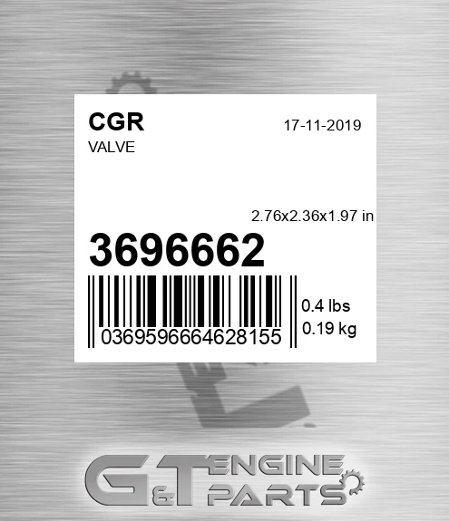 3696662 CGR Valve