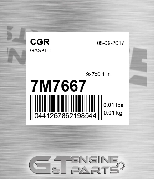 7M7667 CGR Gasket
