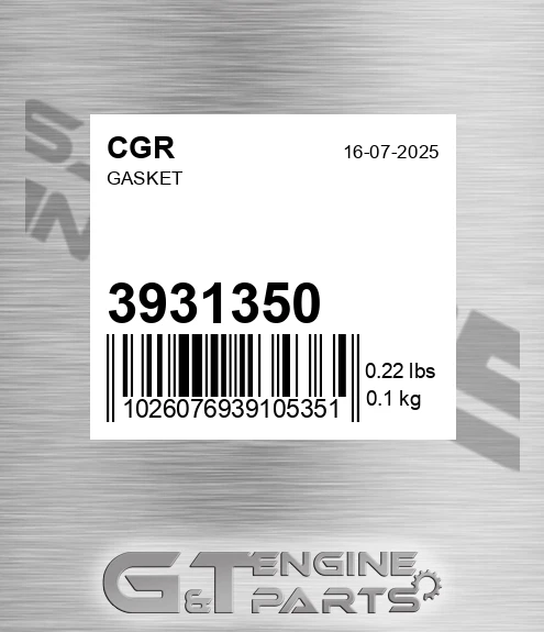 3931350 CGR Gasket