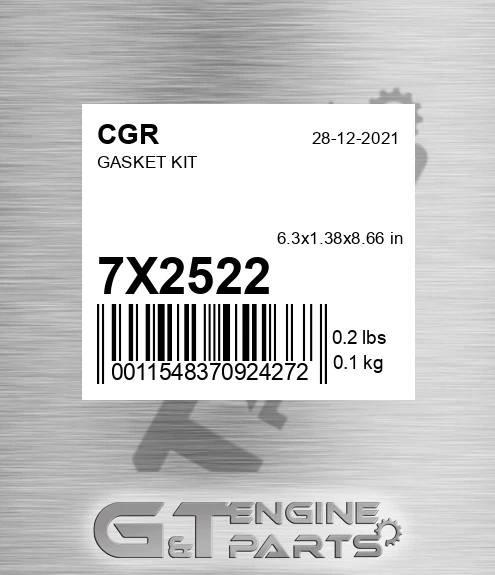 7X2522 Gasket Kit for CGR