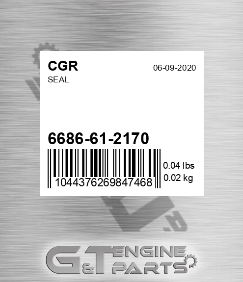 6686-61-2170 Seal