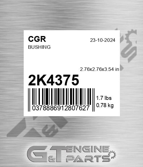 2K4375 Bushing