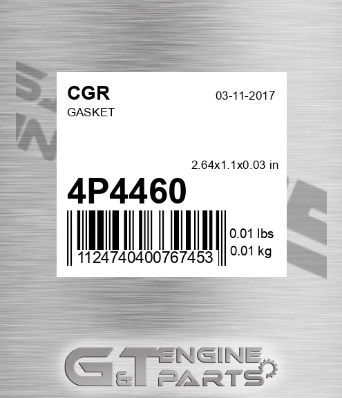 4P4460 CGR Gasket