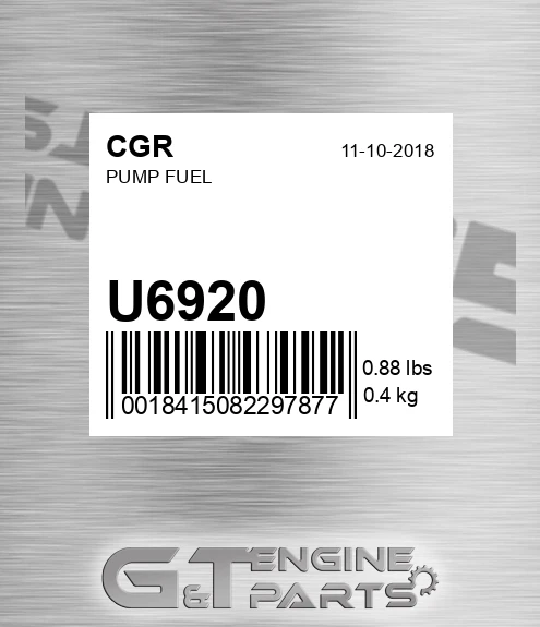 U6920 Pump Fuel