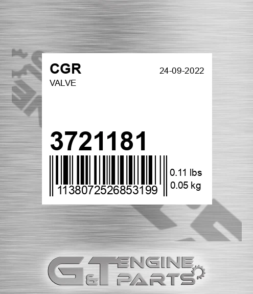 3721181 Valve