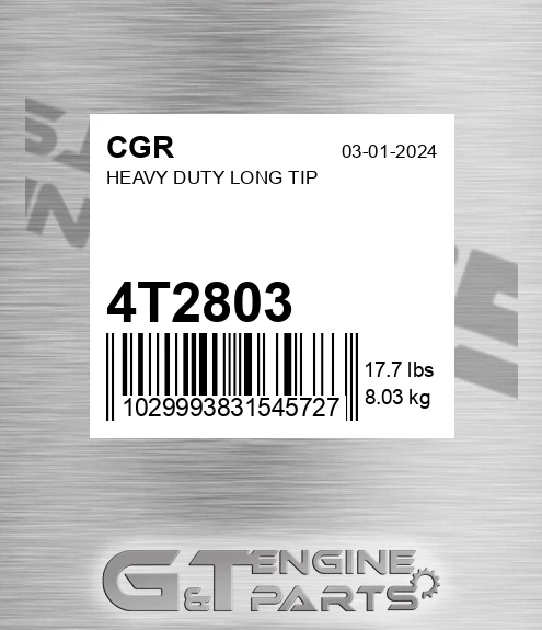 4T2803 Heavy Duty Long Tip