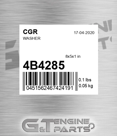 4B4285 Washer