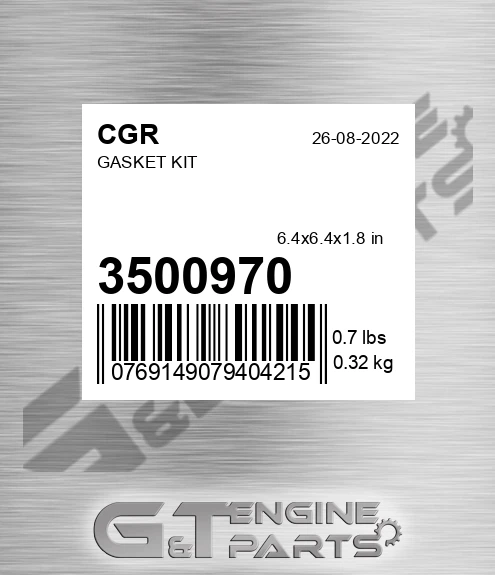 3500970 Gasket Kit