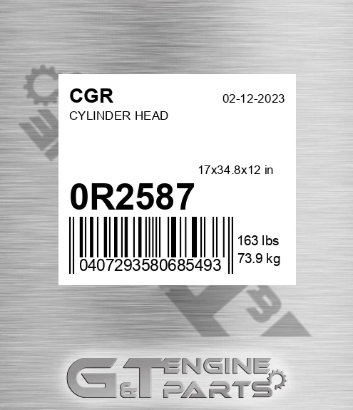 0R2587 Cylinder Head for CGR