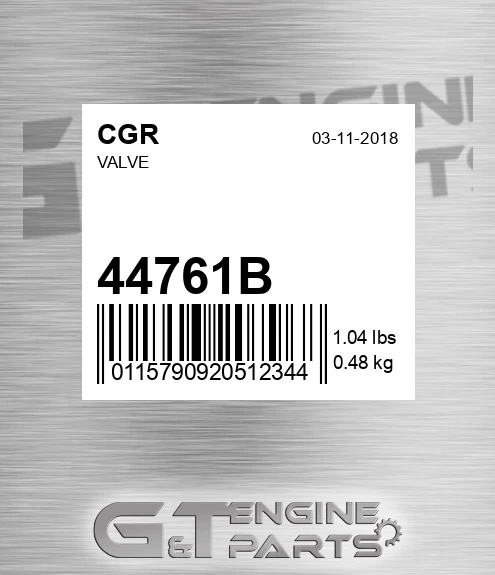 44761B Valve
