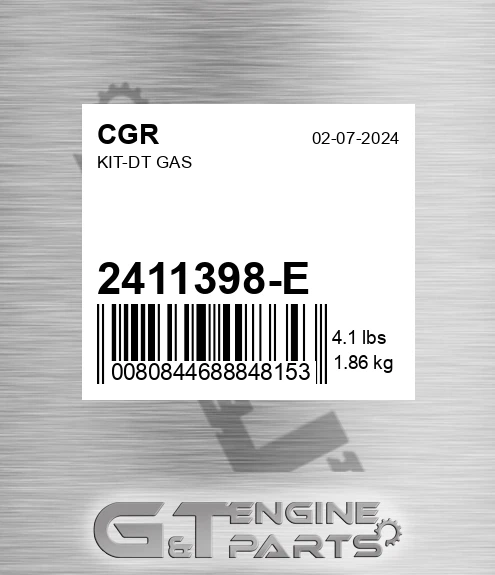2411398-E Kit-dt Gas