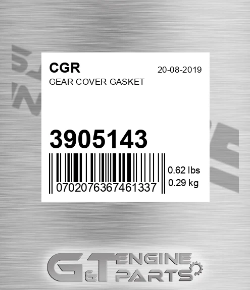 3905143 Gear Cover Gasket