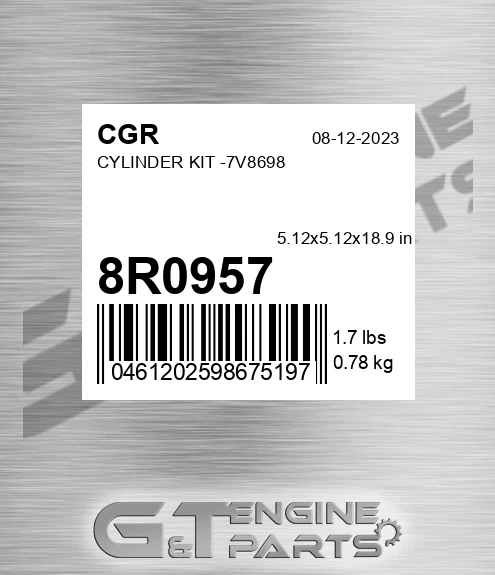 8R0957 Cylinder Kit -7v8698